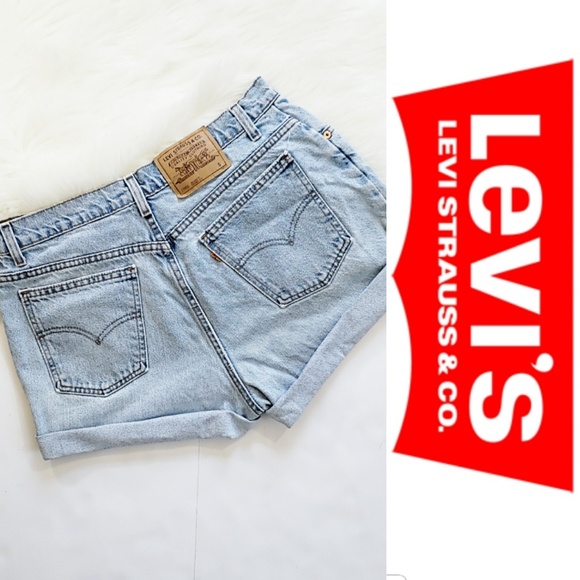 Levi's Pants - Levi's Vintage 15951 Orange Tab High Waisted Short